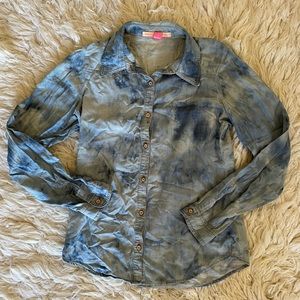 Tie Dye Button Down Shirt